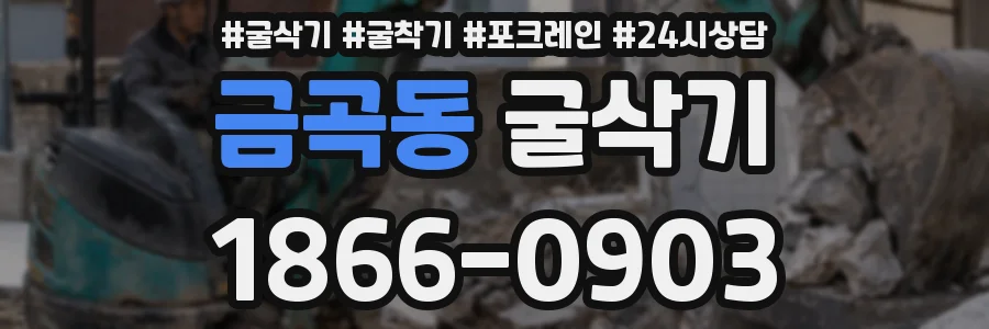 금곡동 굴삭기