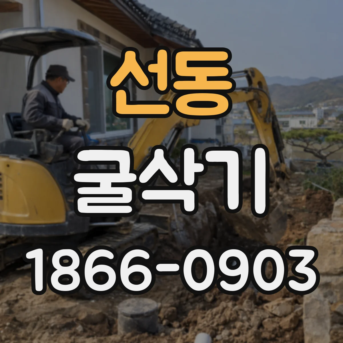 선동 굴삭기