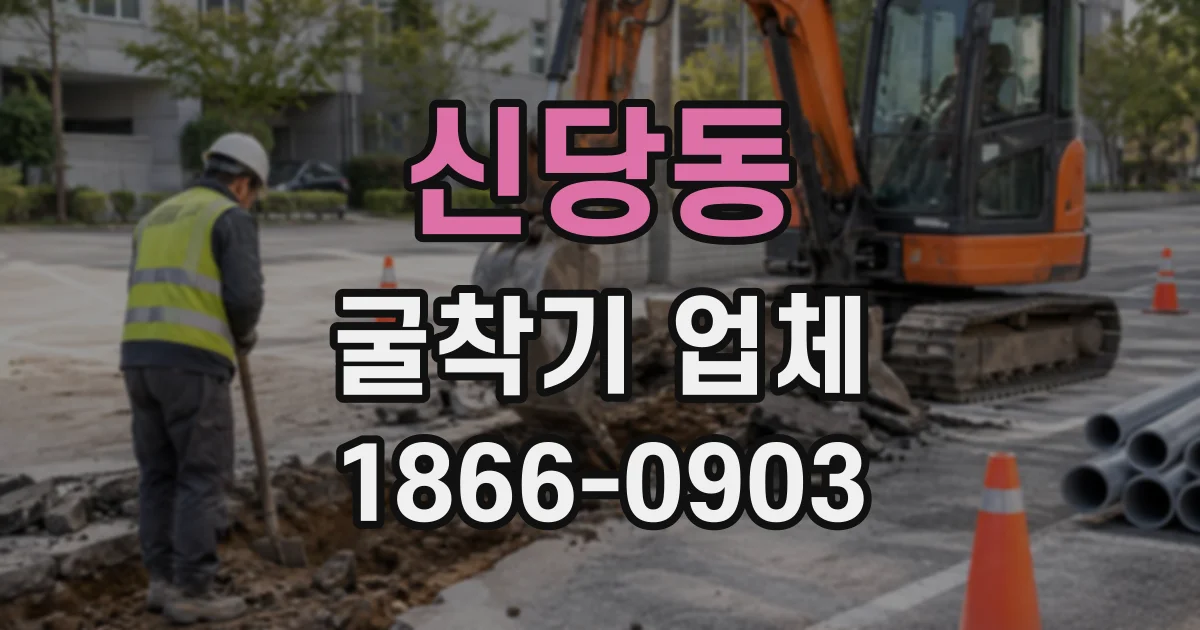 신당동 굴착기업체