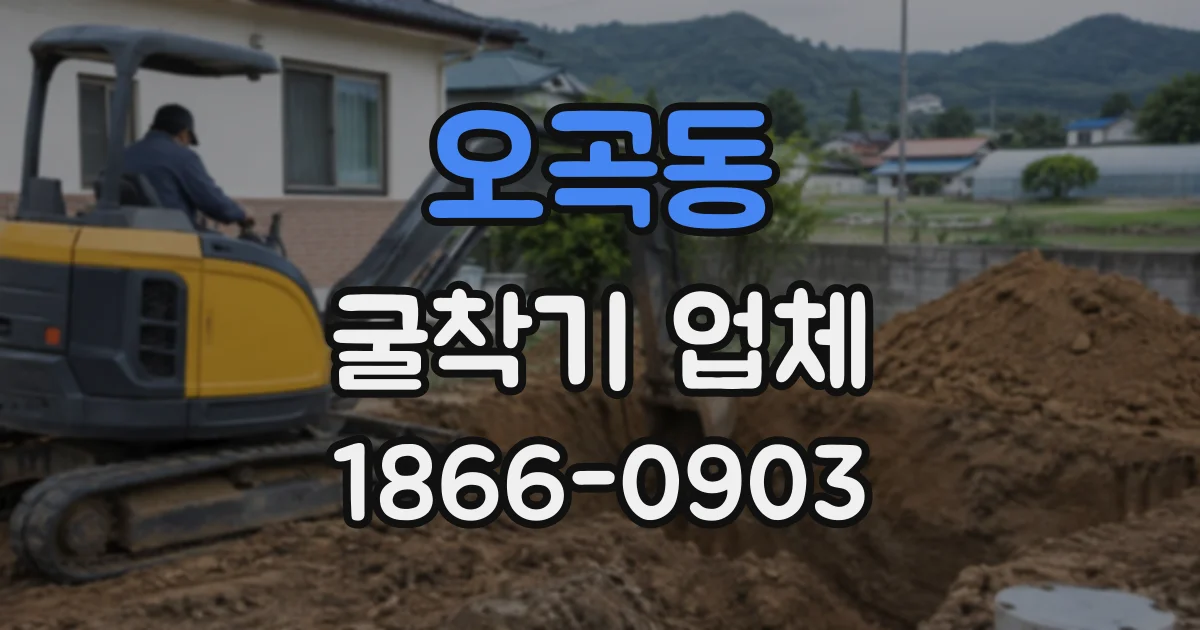 오곡동 굴착기업체