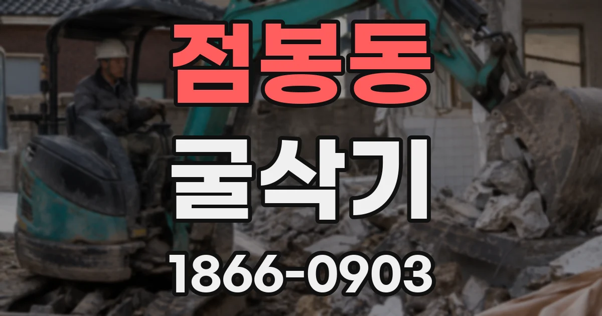 점봉동 굴삭기