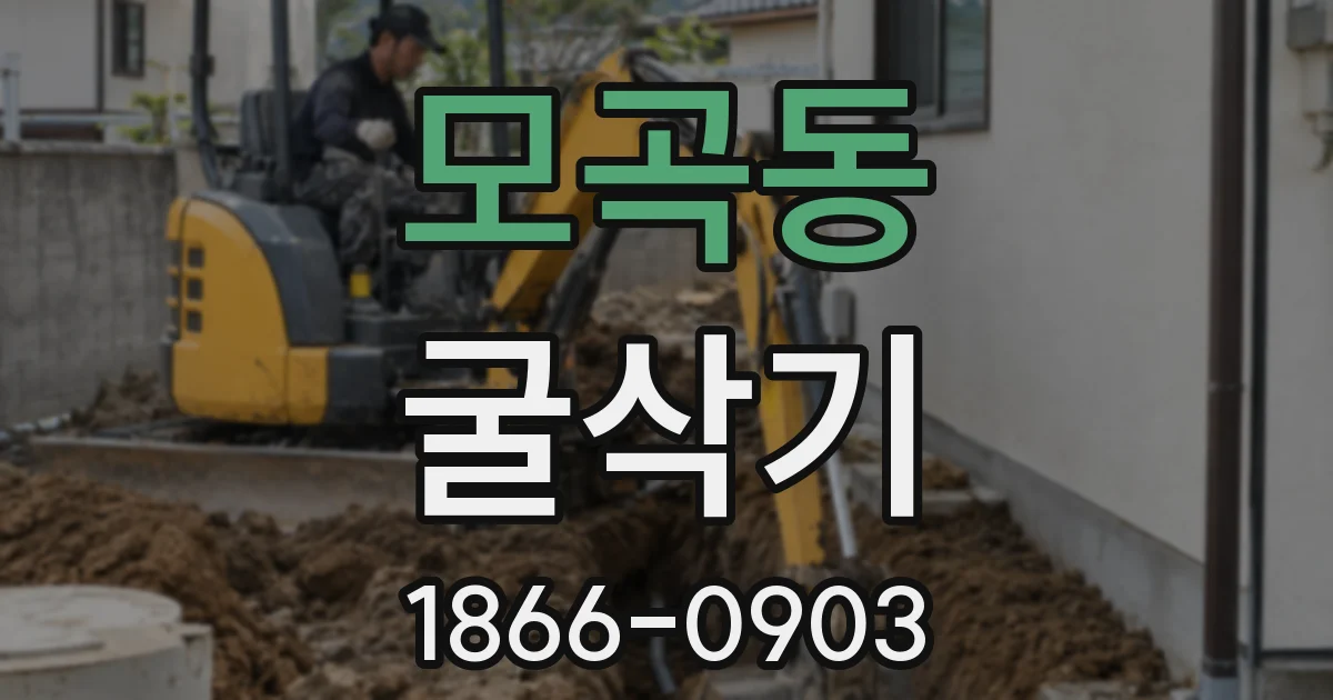 모곡동 굴삭기