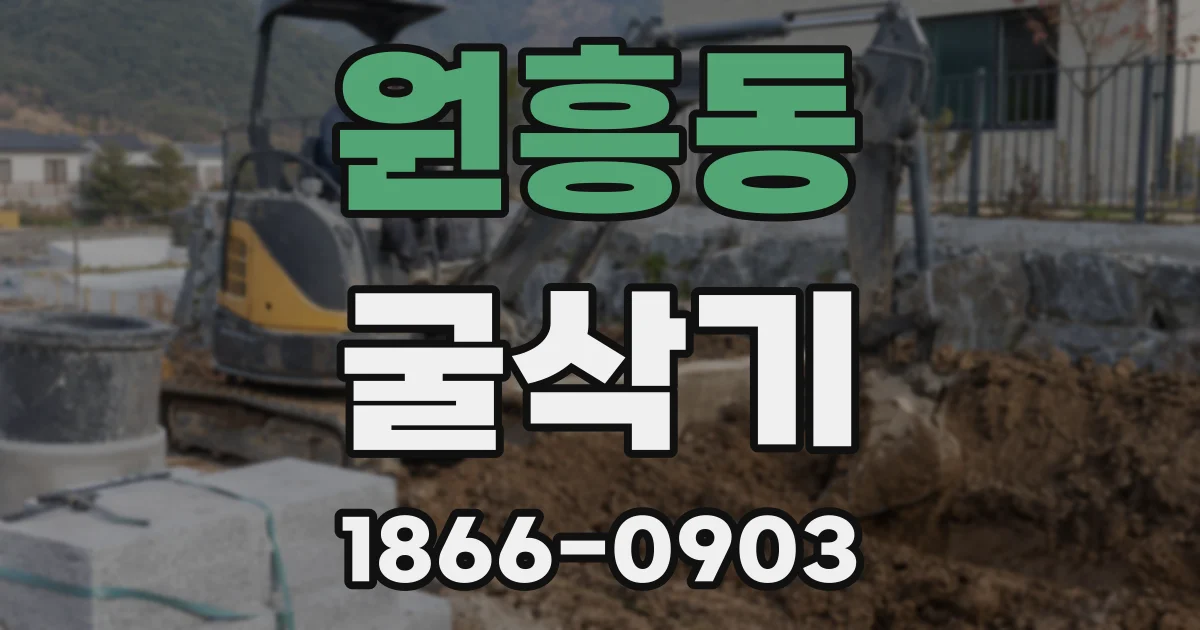 원흥동 굴삭기