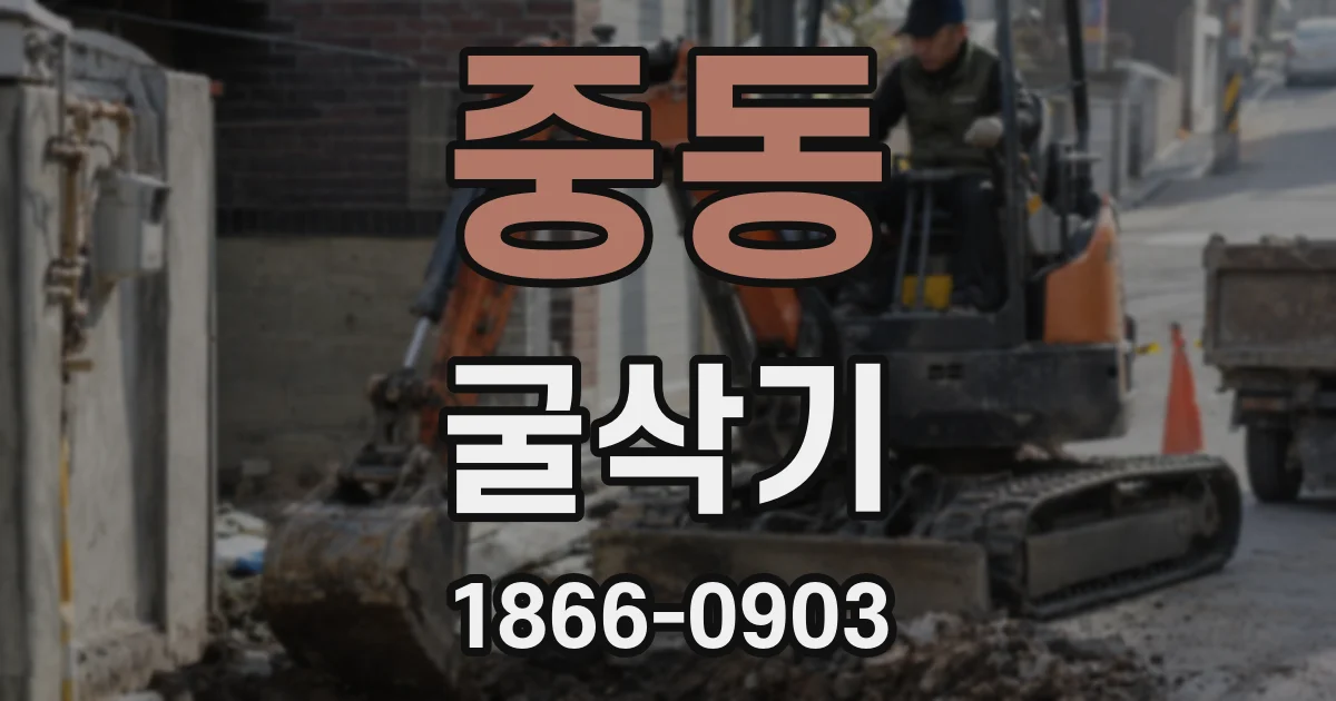 중동 굴삭기