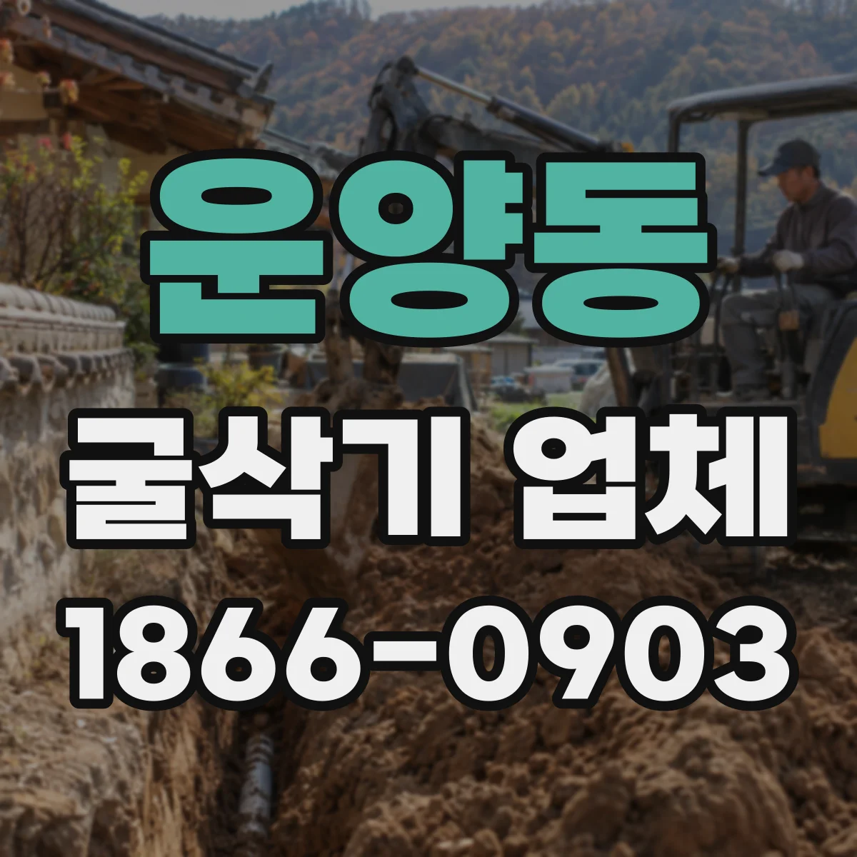 운양동 굴삭기 업체