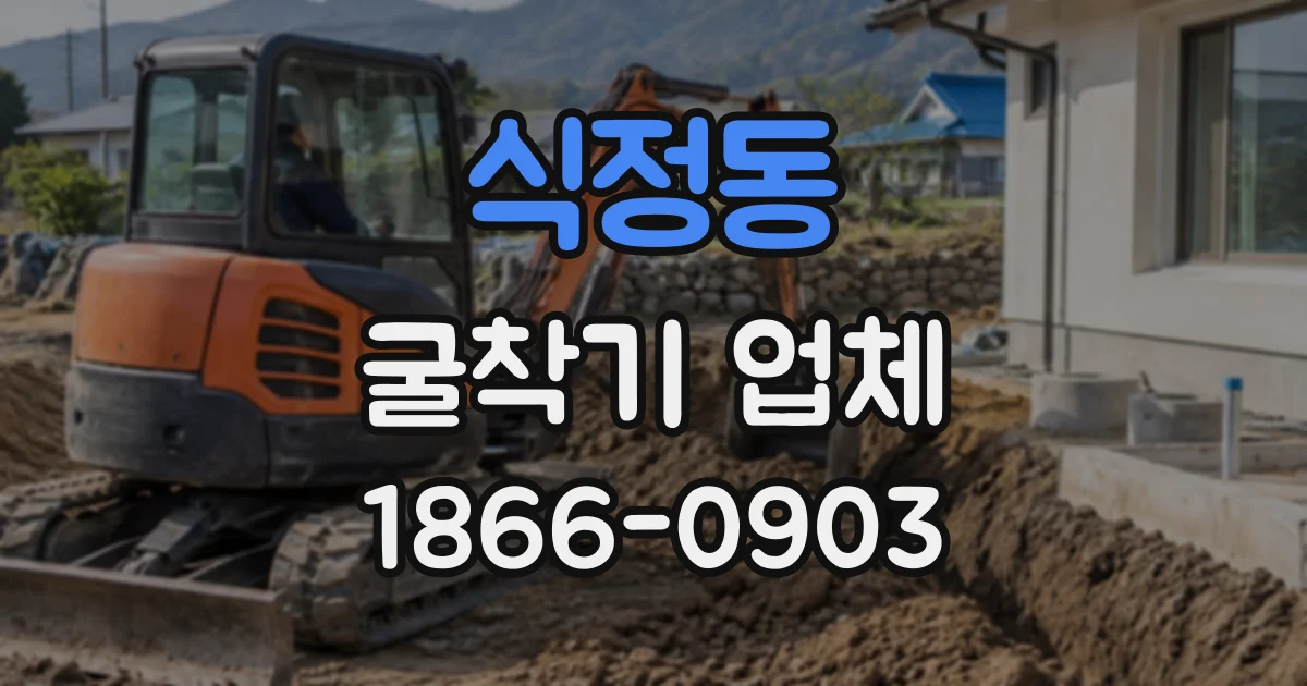 식정동 굴착기업체