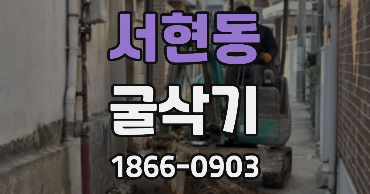 서현동 굴삭기