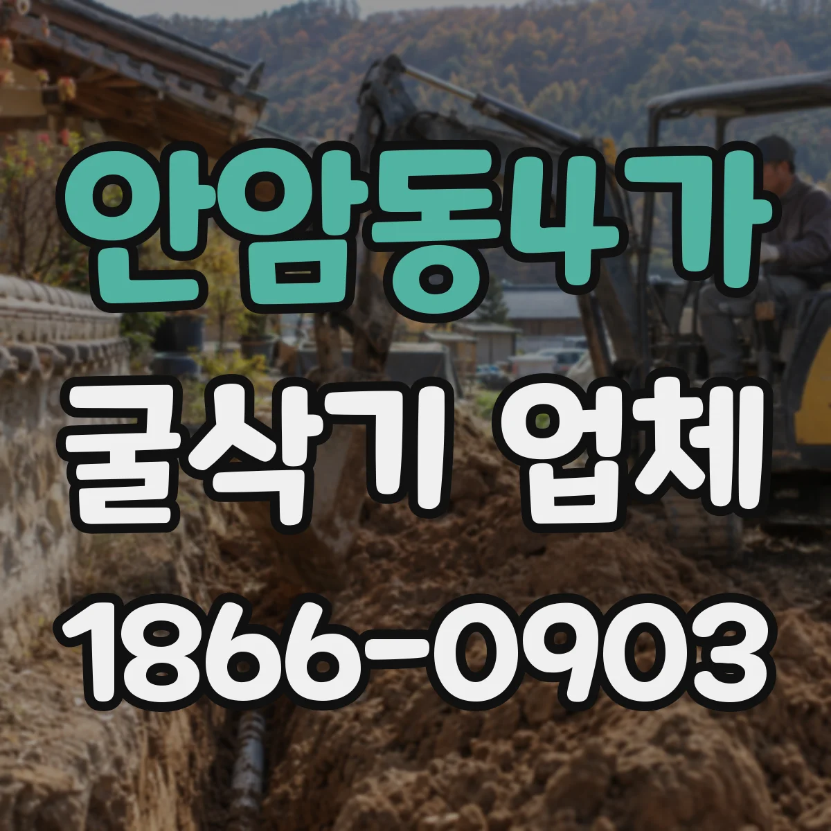 안암동4가 굴삭기 업체