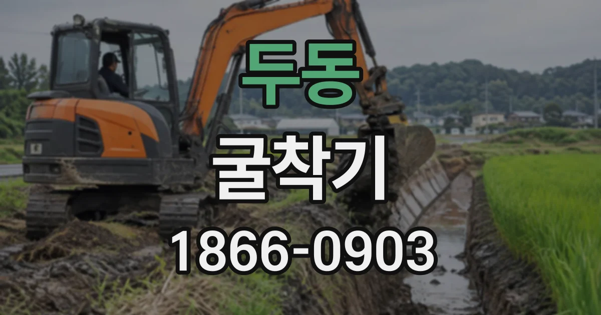 두동 굴착기