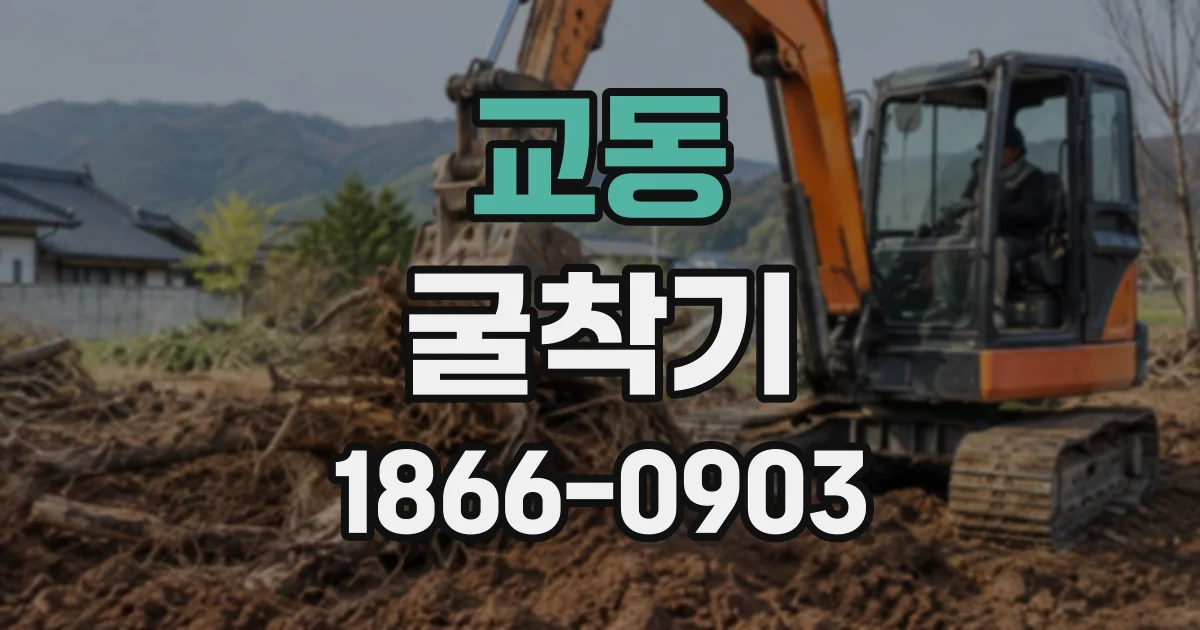 교동 굴착기