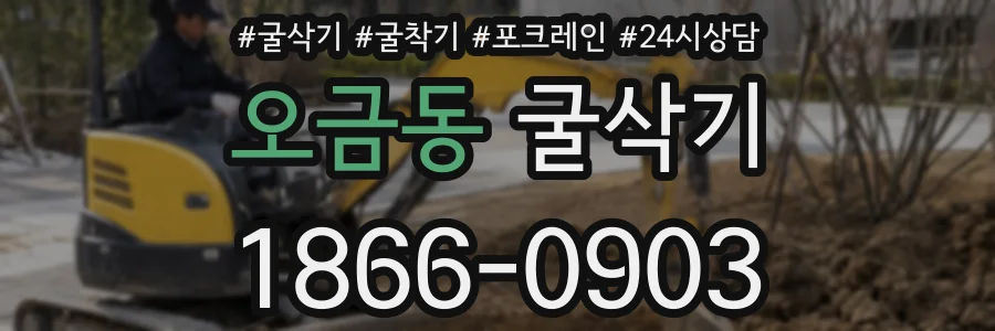 오금동 굴삭기