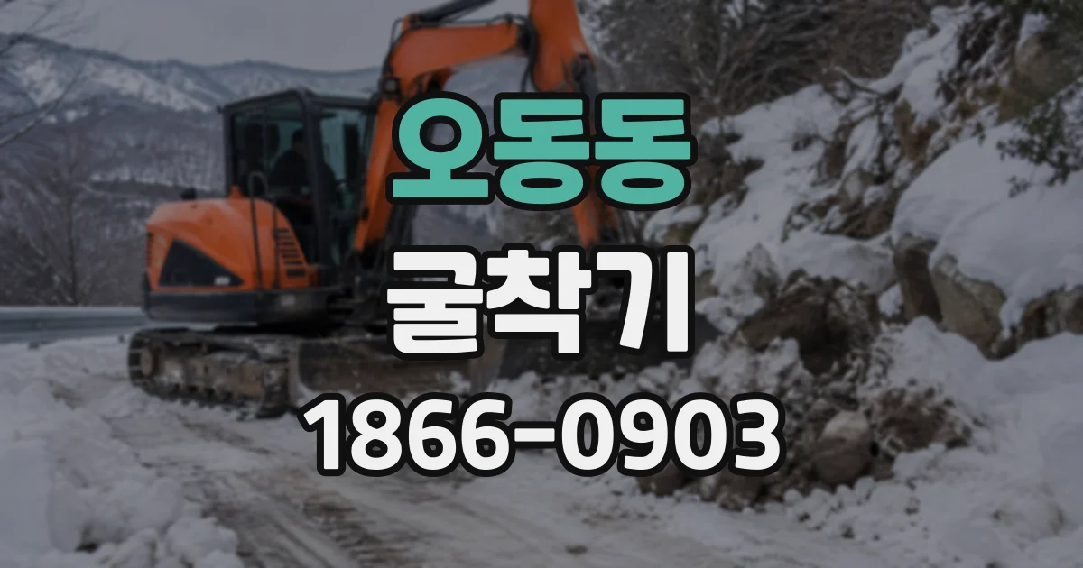 오동동 굴착기