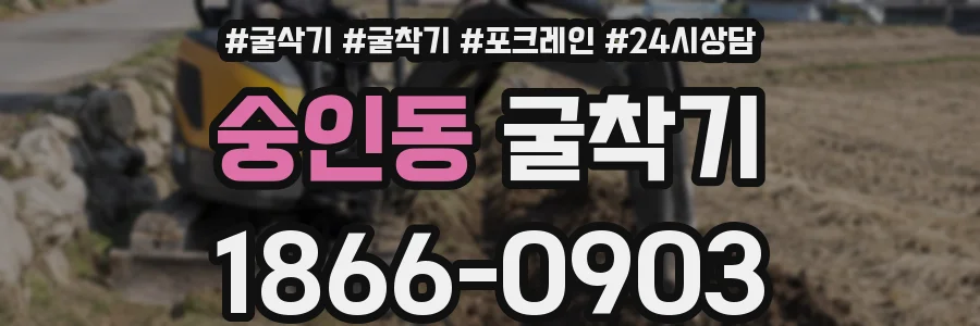 숭인동 굴착기