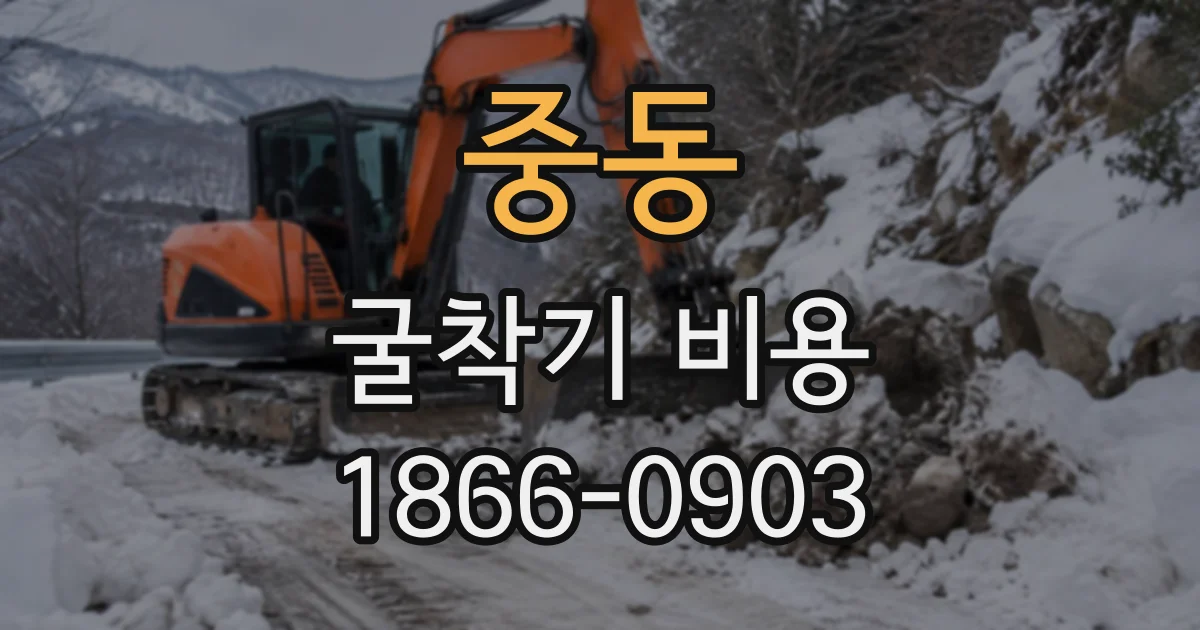 중동 굴착기비용