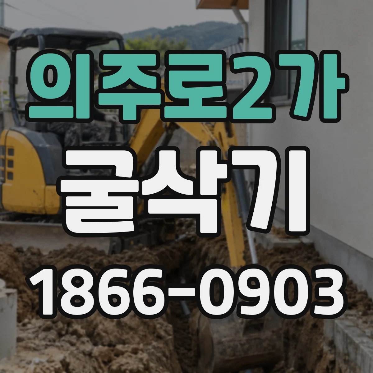 의주로2가 굴삭기