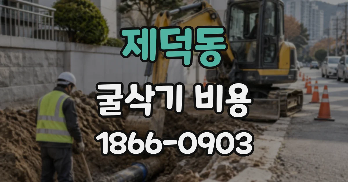 제덕동 굴삭기비용
