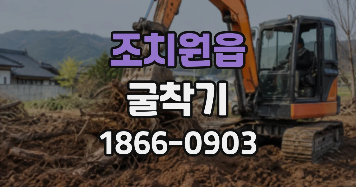 조치원읍 굴착기