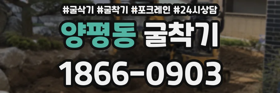 양평동 굴착기