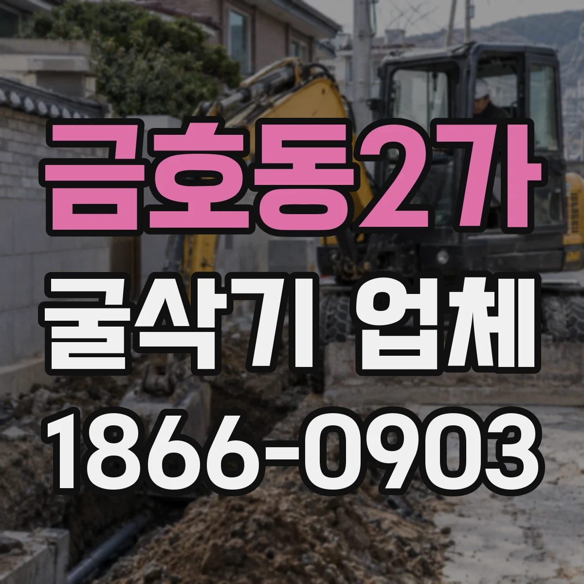 금호동2가 굴삭기 업체