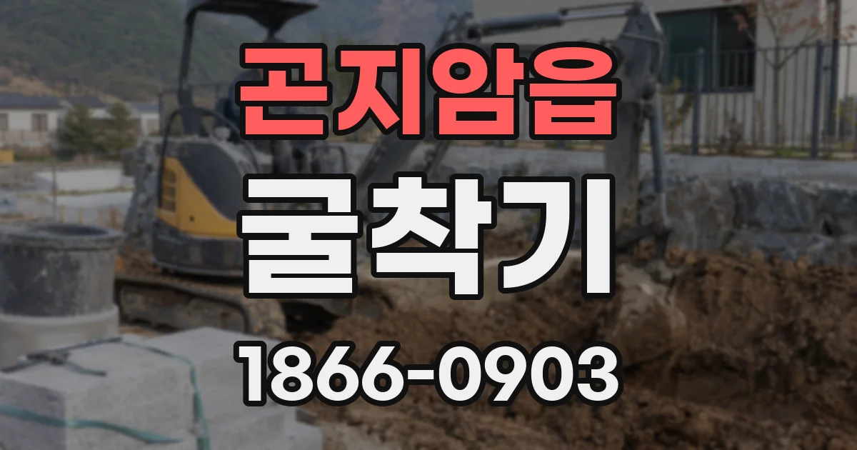 곤지암읍 굴착기
