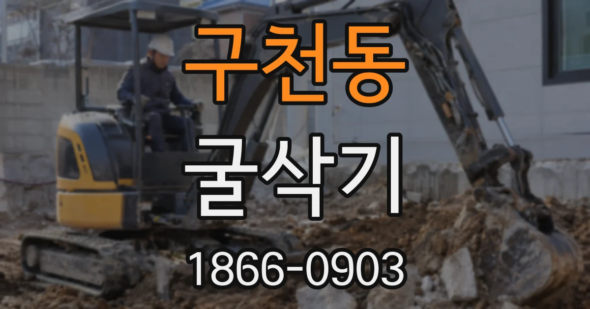 구천동 굴삭기