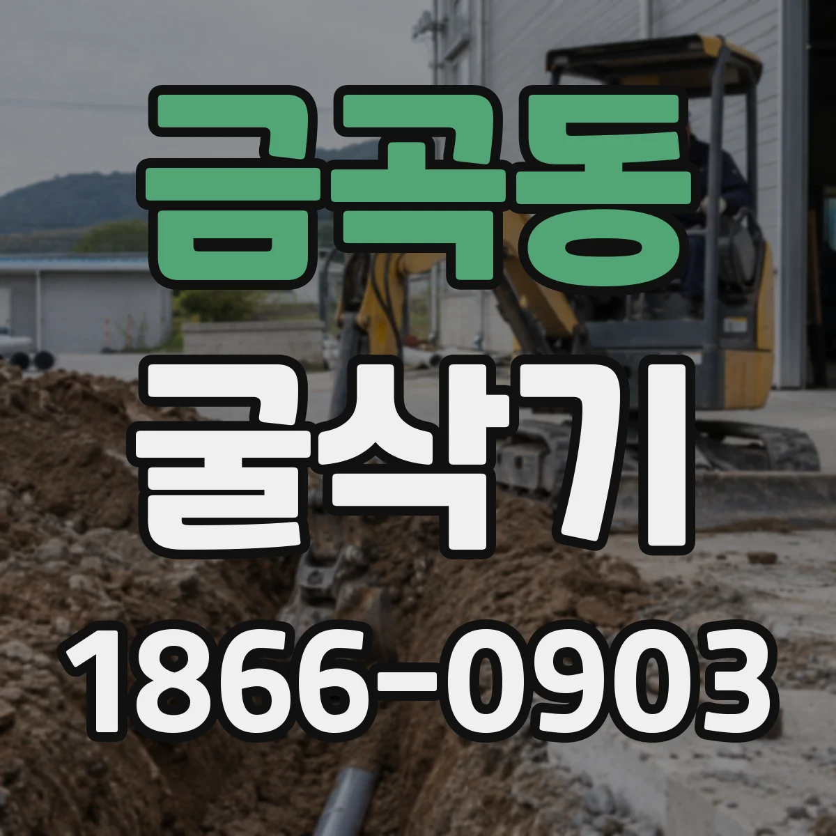 금곡동 굴삭기