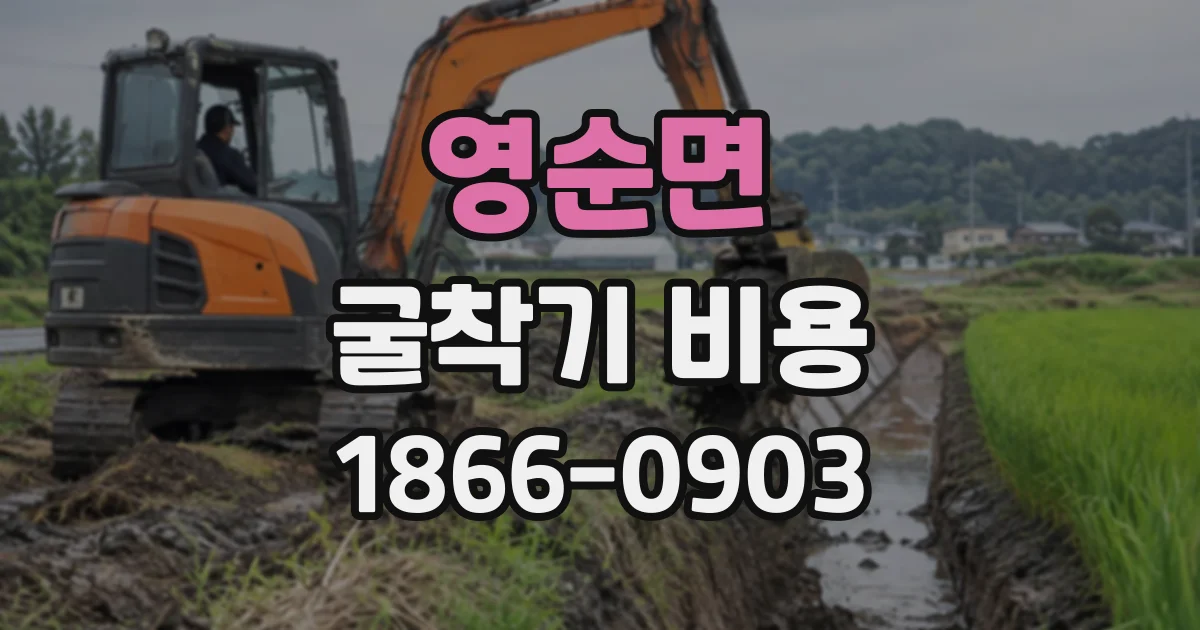 영순면 굴착기비용