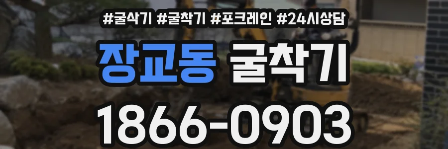 장교동 굴착기