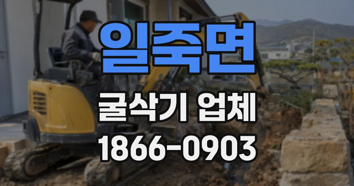 일죽면 굴삭기 업체