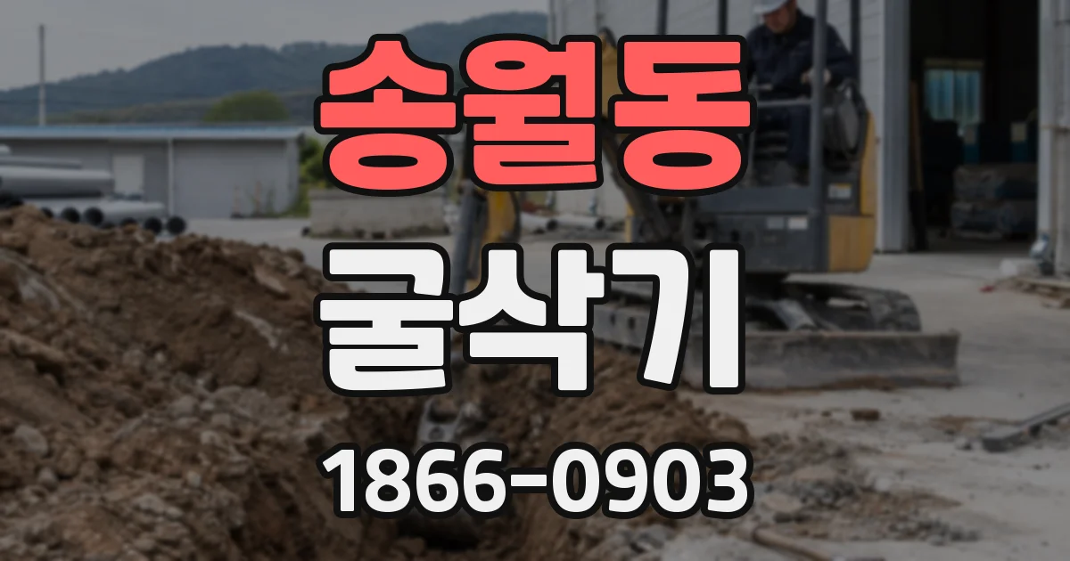 송월동 굴삭기