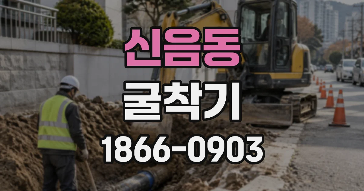 신음동 굴착기