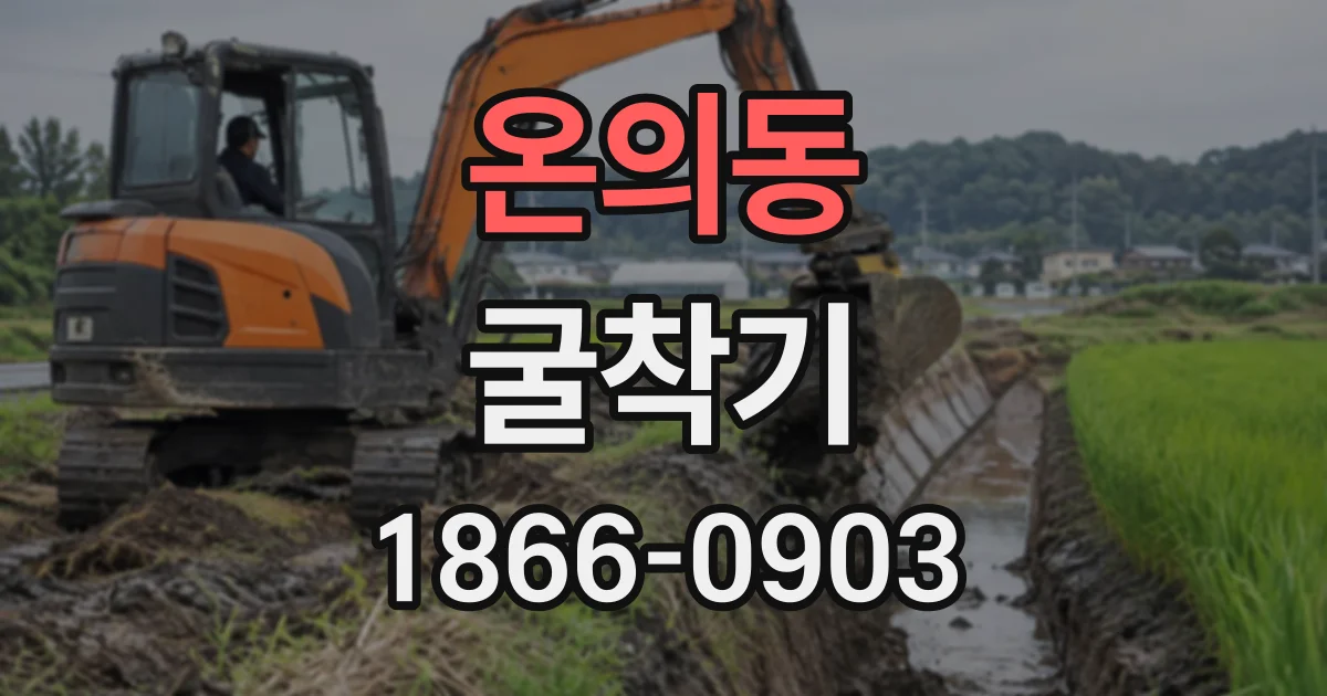 온의동 굴착기