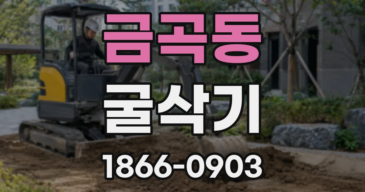 금곡동 굴삭기