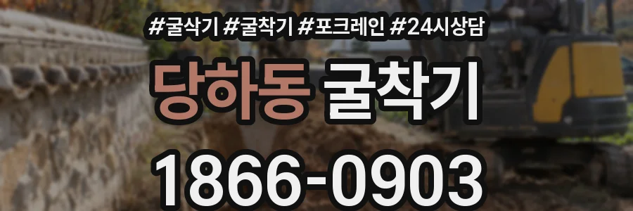 당하동 굴착기