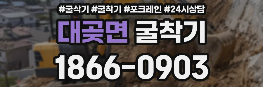 대곶면 굴착기