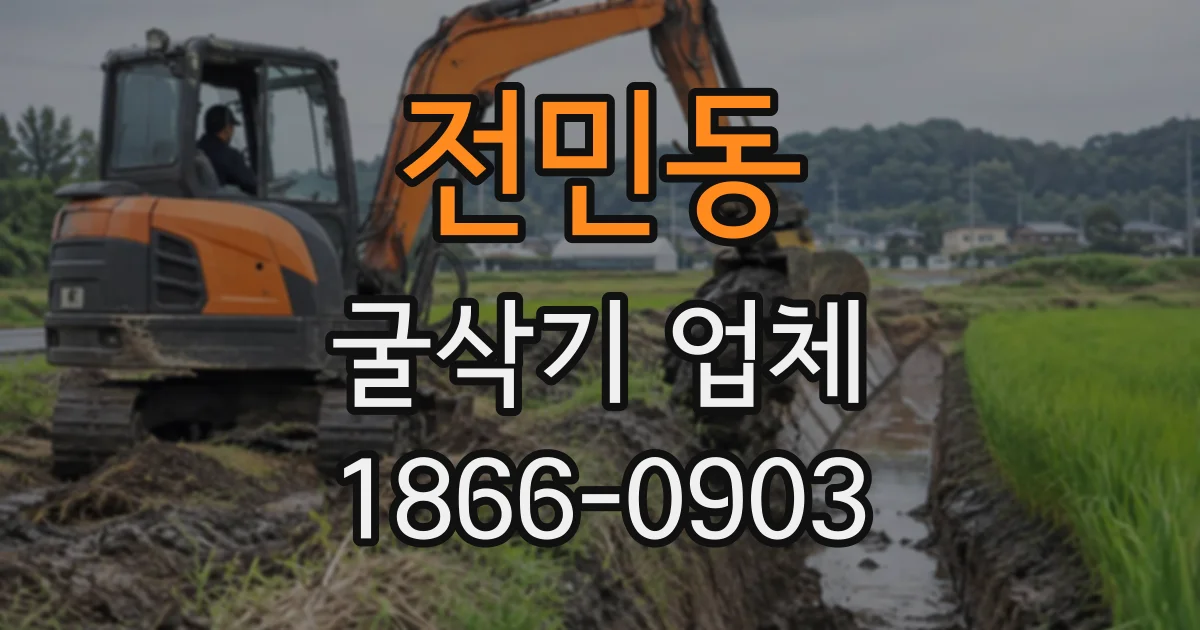 전민동 굴삭기업체
