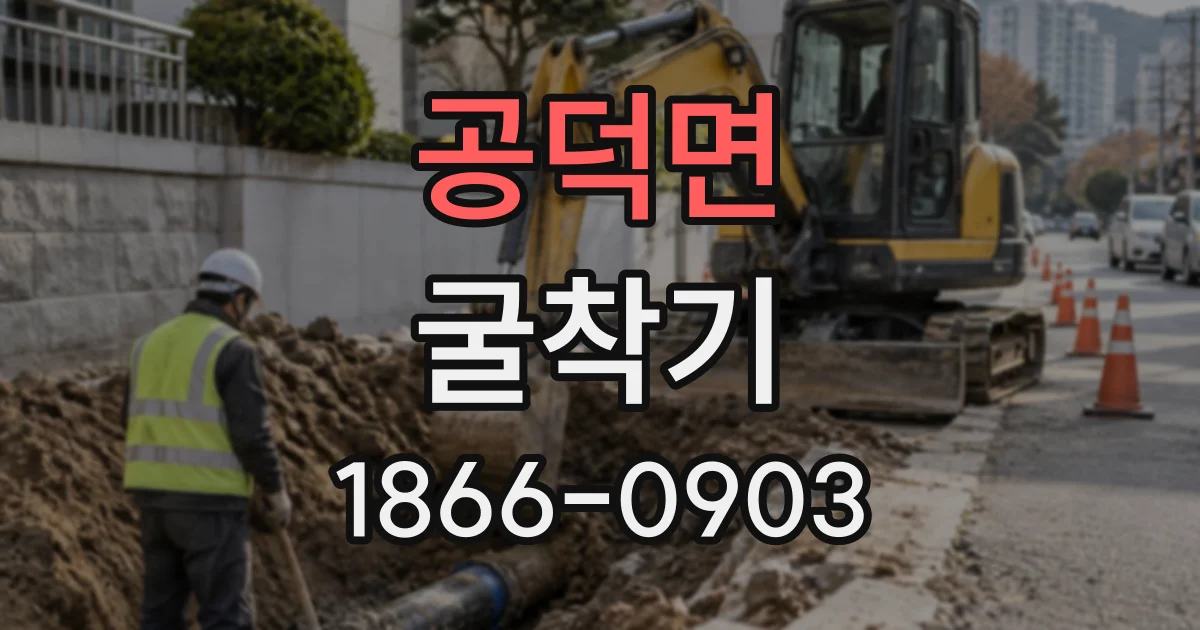 공덕면 굴착기