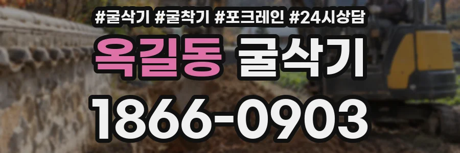 옥길동 굴삭기