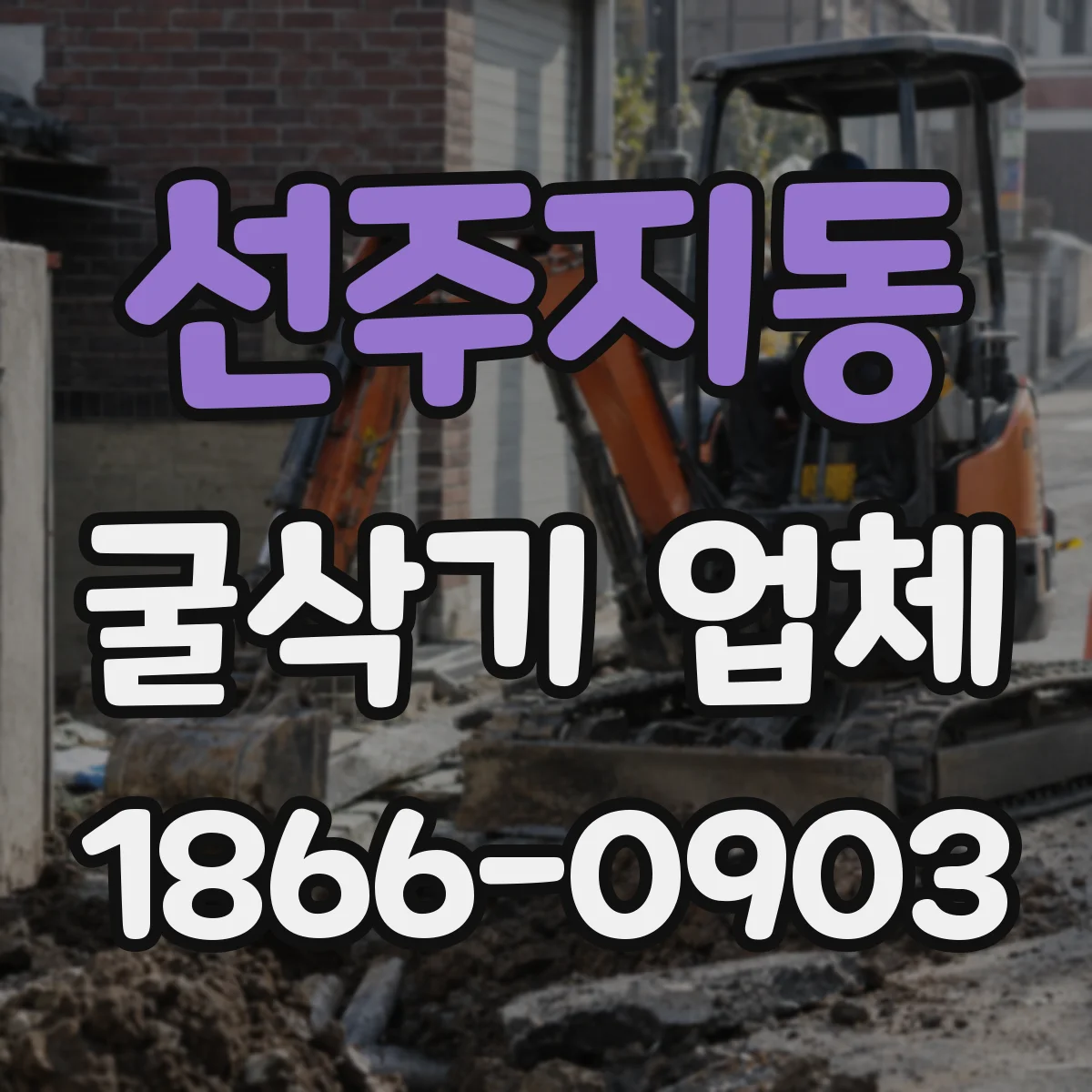 선주지동 굴삭기 업체