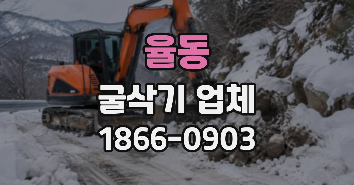 율동 굴삭기업체