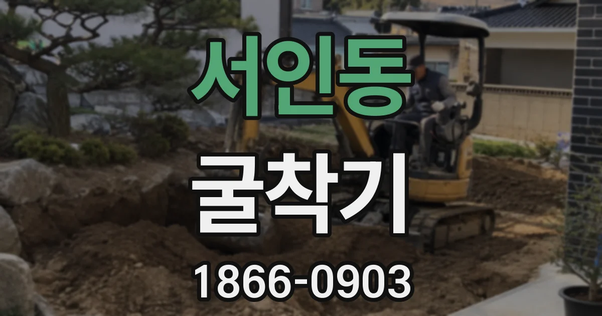 서인동 굴착기