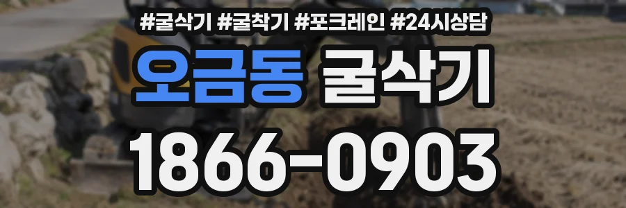 오금동 굴삭기
