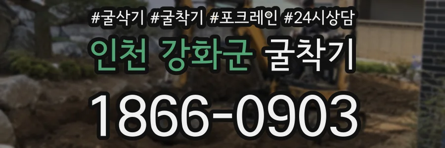인천 강화군 굴착기