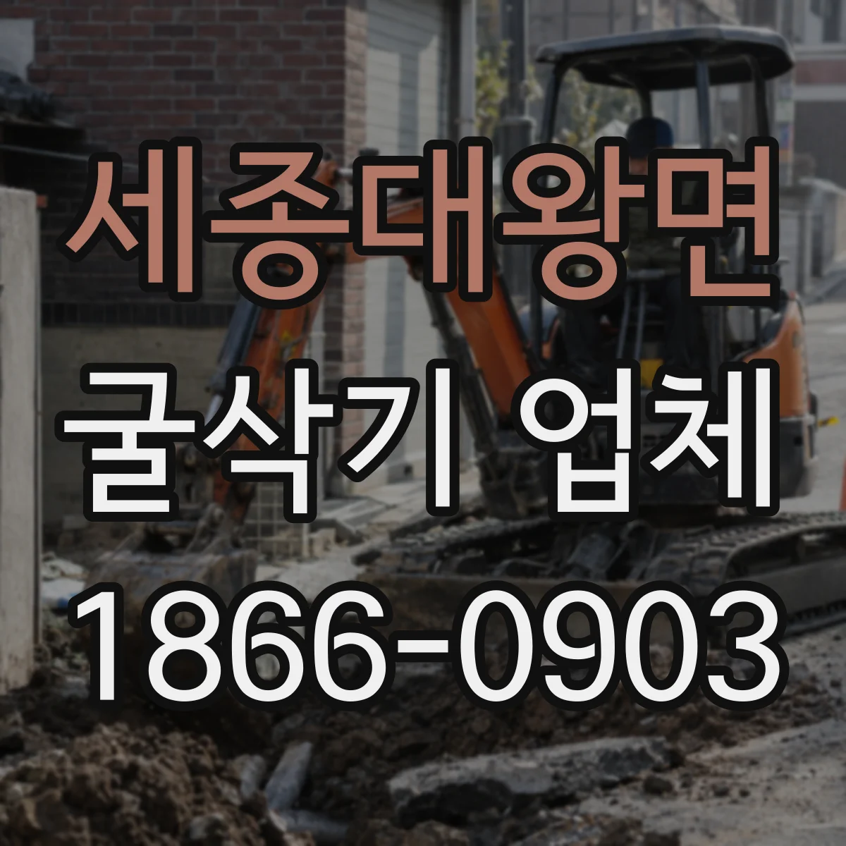 세종대왕면 굴삭기 업체
