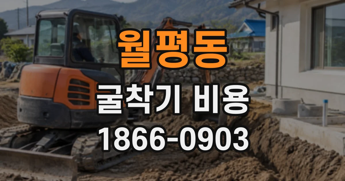 월평동 굴착기비용