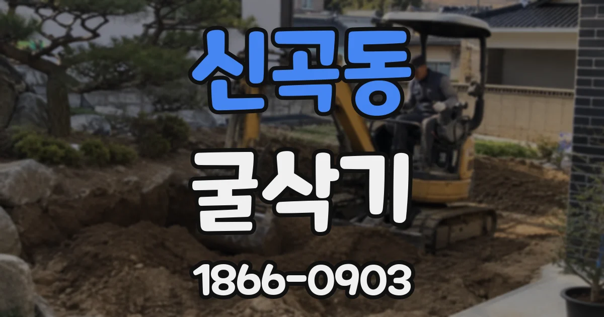 신곡동 굴삭기