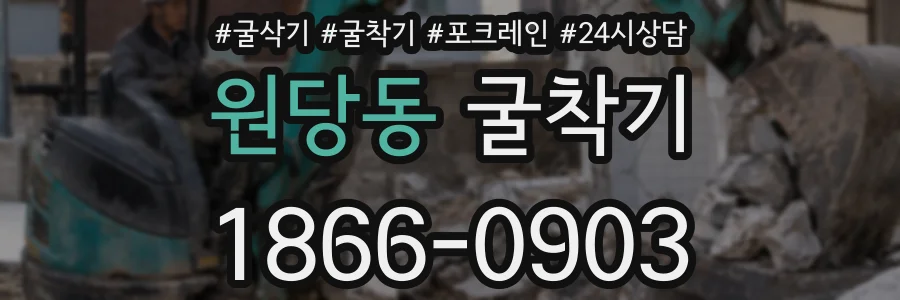 원당동 굴착기