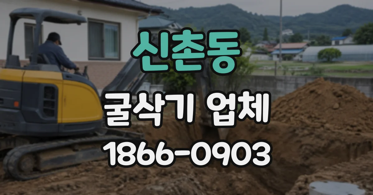 신촌동 굴삭기업체