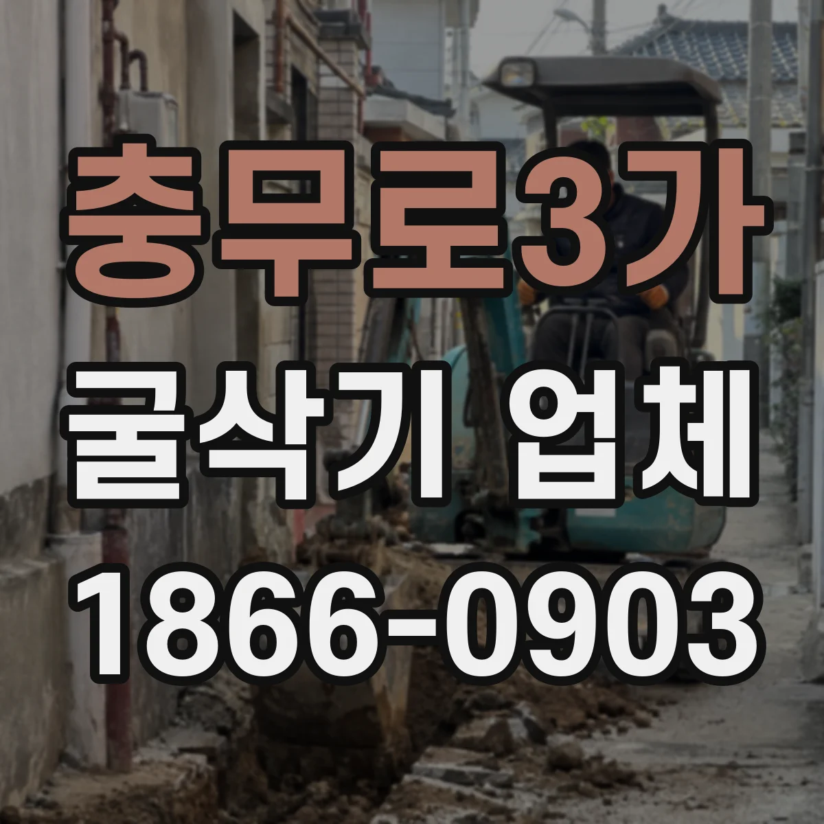 충무로3가 굴삭기 업체