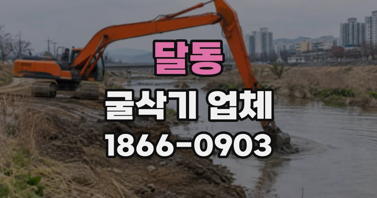 달동 굴삭기업체